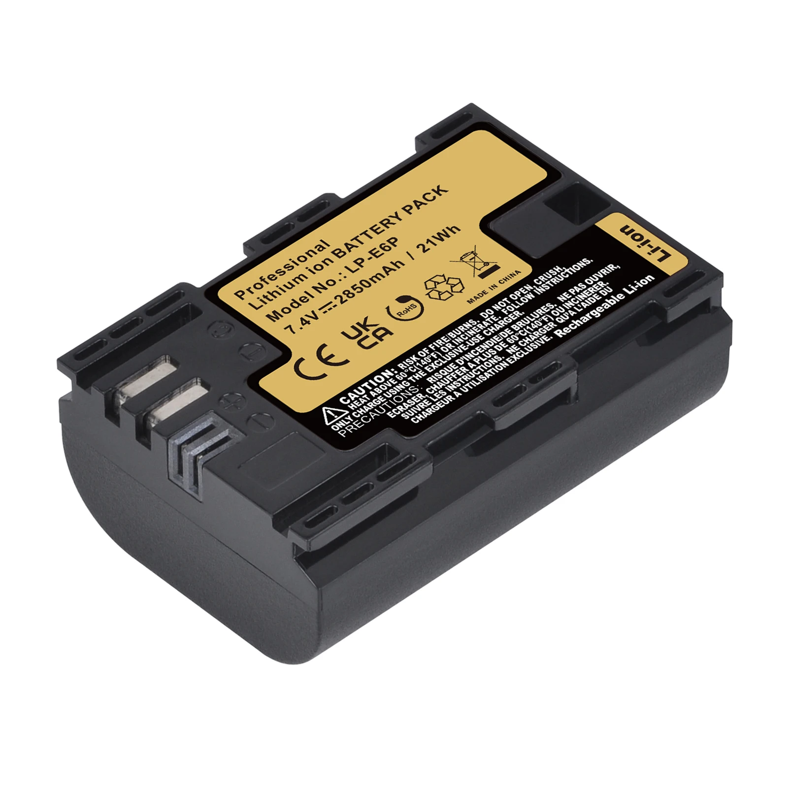 SUPEGY 2850mAh LP-E6P lp e6p Battery for CANON EOS R5 II Camera