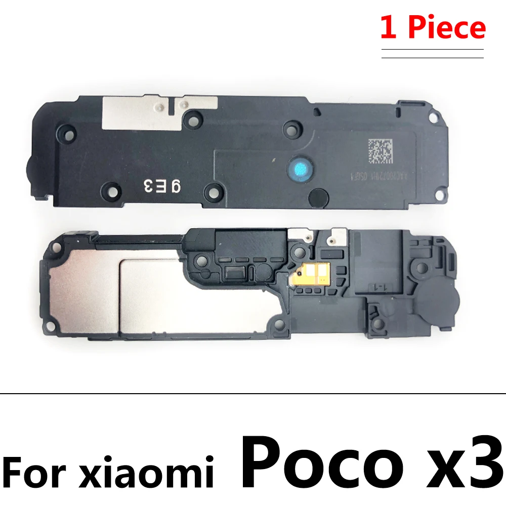 Loudspeaker-Xiaomi Pocco x3 m3 pro 4g 5g,NFC,loudスピーカー,ブザー,リンガー,修理部品,ロットあたり10個