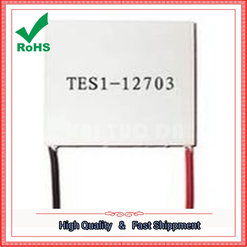Chip de refrigeración Semiconductor de 30x30MM, microchip de refrigeración de baja potencia para piezas de exportación, TES1-12703