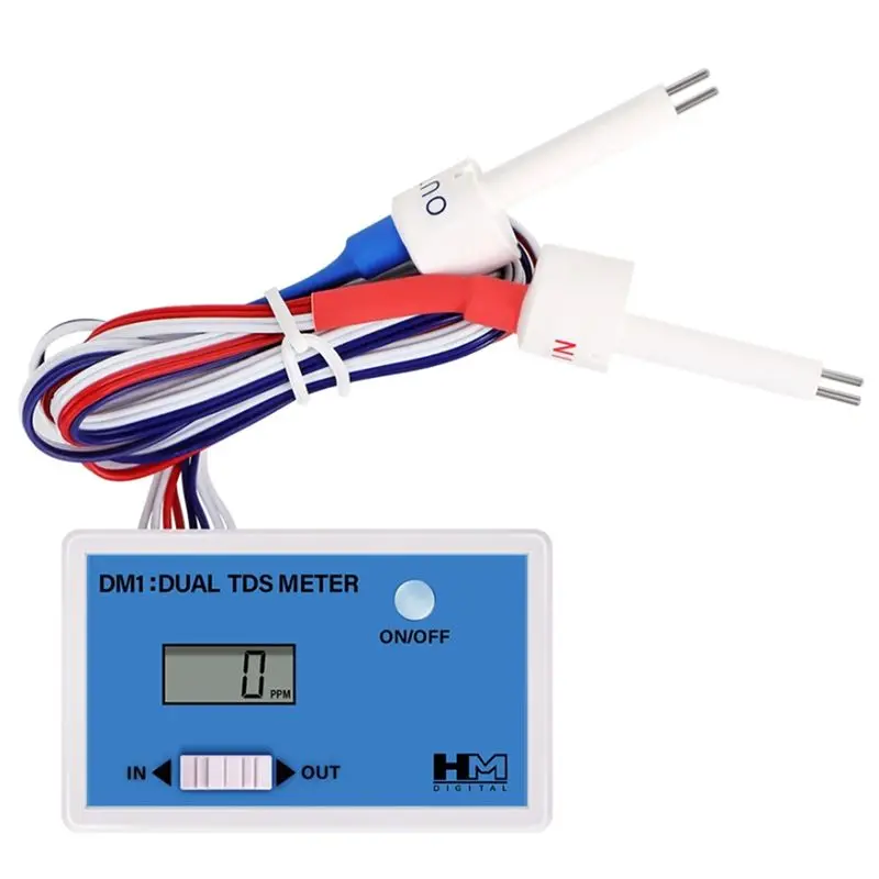 J1UL1N Digital Water Quality Tester Dual Probe Online TDS Detector Input/Output Water Quality Monitor For Tap Water Fish Tank