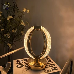 Nordic LED Table Lamp Stepless Dimming USB Charging Touch Switch Home Decoration Bedroom Bedside Living Room Acrylic Desk Lamp