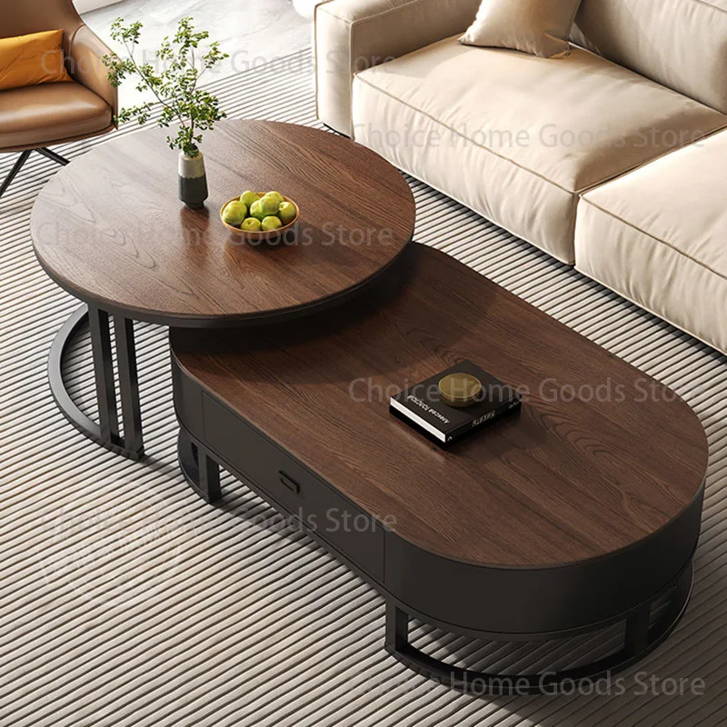 Decorative Premium Coffee Table Scratch Resistant Reinforced Center Table Smooth Storage Mesa Sala Modern Home Furniture
