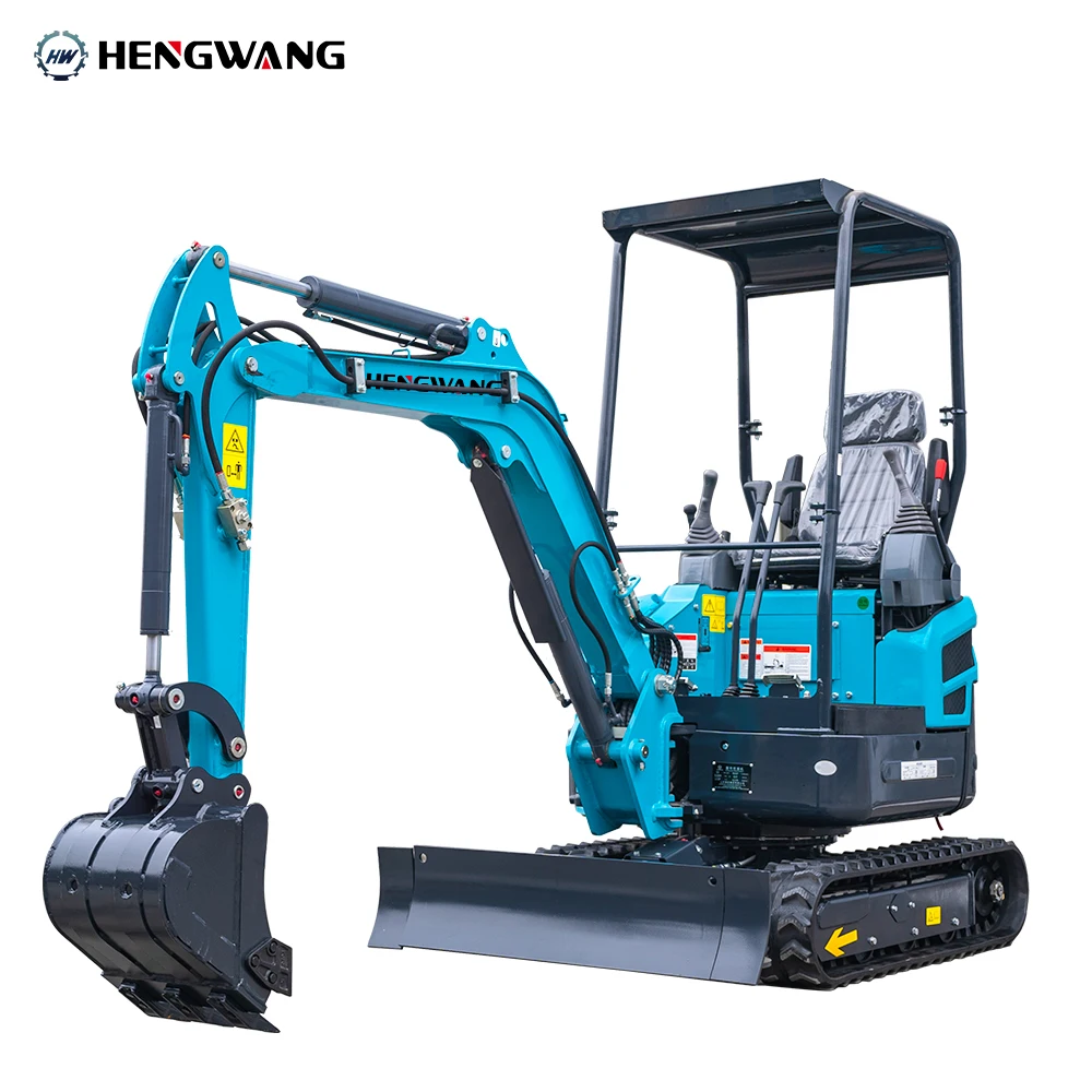

HW-23W Mini Excavator 1.62 ton Diesel EPA EURO5 1 ton Micro Hydraulic Crawler Digger 2 ton Small Excavator for Sale Custom