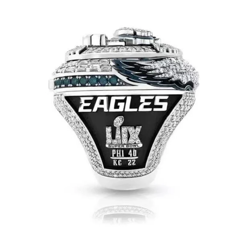

New Arrival & Best Selle2025 Commemorative Ring Stainless Steel Ring For Boyfriend Gift Champion Accessories For Rugby Fans Gift