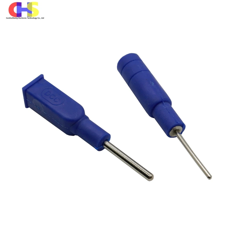 1-5PCS Copper  4mm to 1mm/2mm DCC Power Test Pin Plug Terminal Connector With 4mm Banana Jack For Multimeter,Electric Power Test