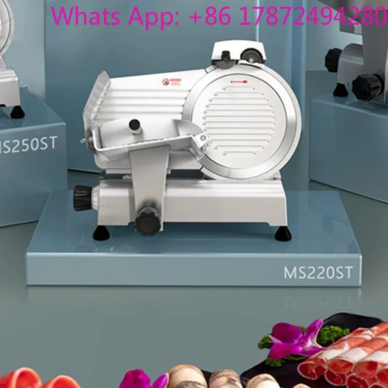 Commercial Meat Slicer & Meat Planer, 8/10 Inch Fully Automatic Electric Mutton Roll Cutter
