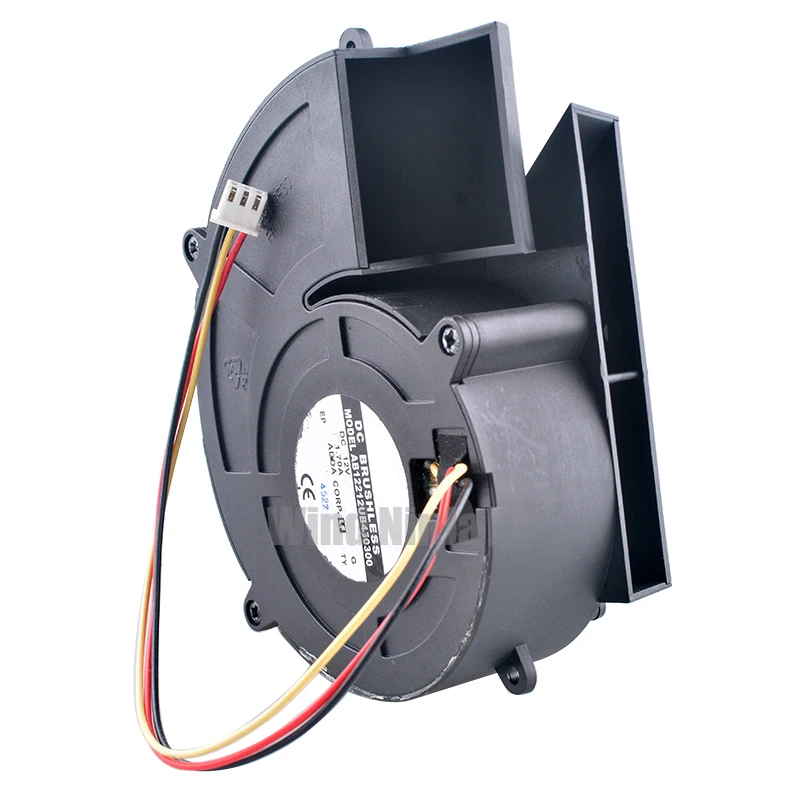 Ab12212ub450300 Dc 12V 1.70a Centrifugale Turbo Blower Koelventilator Voor Vegen Robot