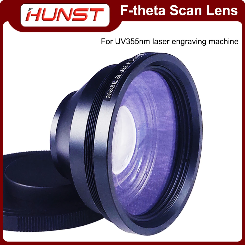 

HUNST F-theta scanning field lens 355nm UV laser scanning lens 110X110mm 200X200mm 300X300mm for laser marking machine