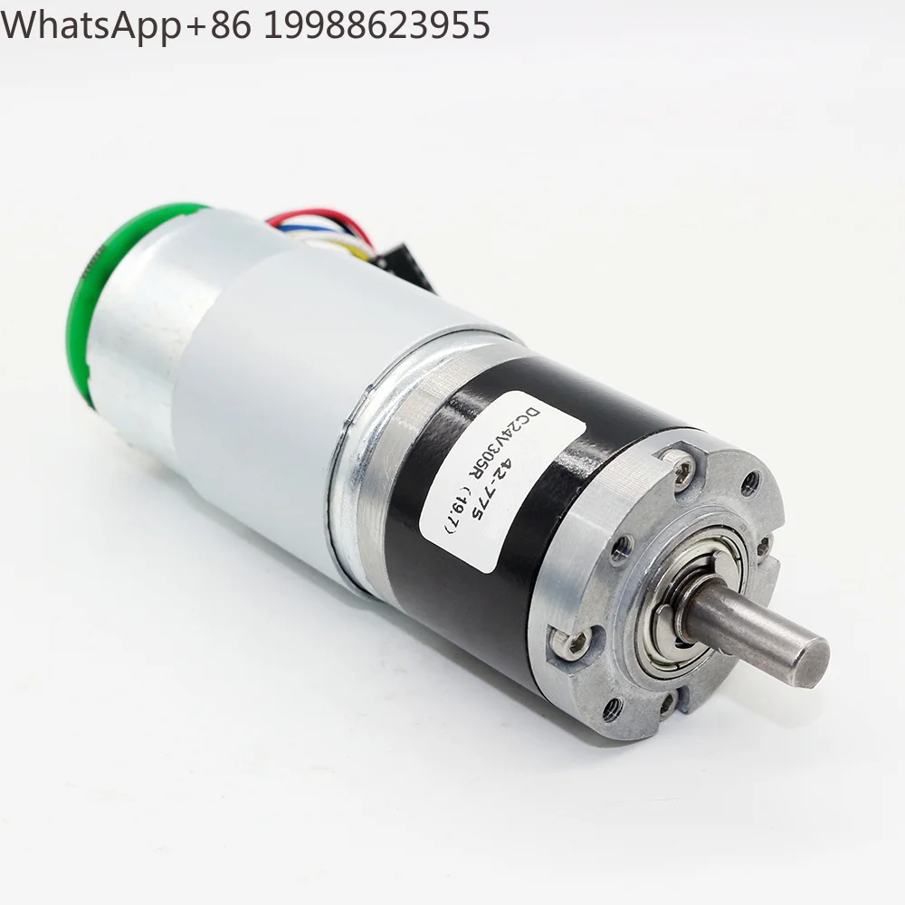 42mm DC 12V 24V 8-1600rpm 775 Max 235kg.cm High Torque Gear Motor With Encoder