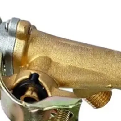Brass Low Pressure Safety Valve for BBQ Grill with 716 24UNF Thread Compatible with Standard Gas Supply Systems