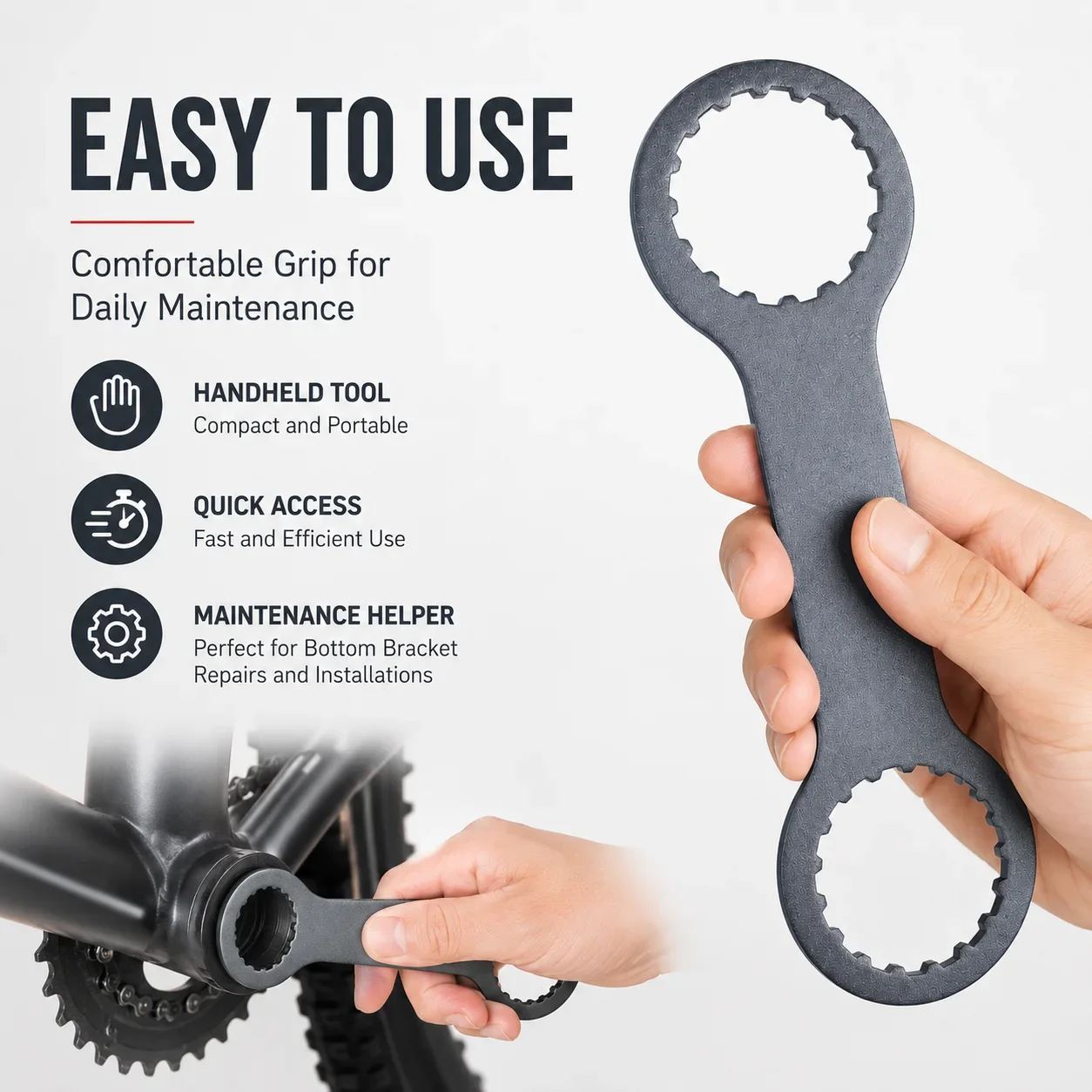 

Bicycle Bottom Bracket Tool BB46 BB44 SRAM DUB Shimano BB51 BB52 BB770 BB71 RS500 MT500 Bicycle Repair Wrench For MTB Road
