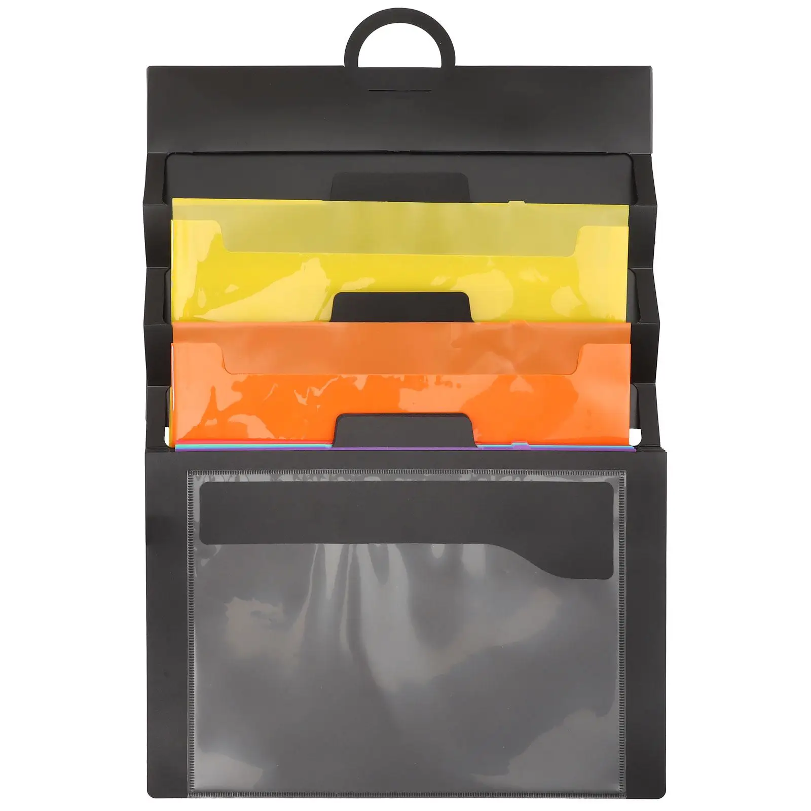 

Wall-mounted File Folder PP Document Holder Paper Organizer Storage Bag Hanging Rack Home Office School Travel