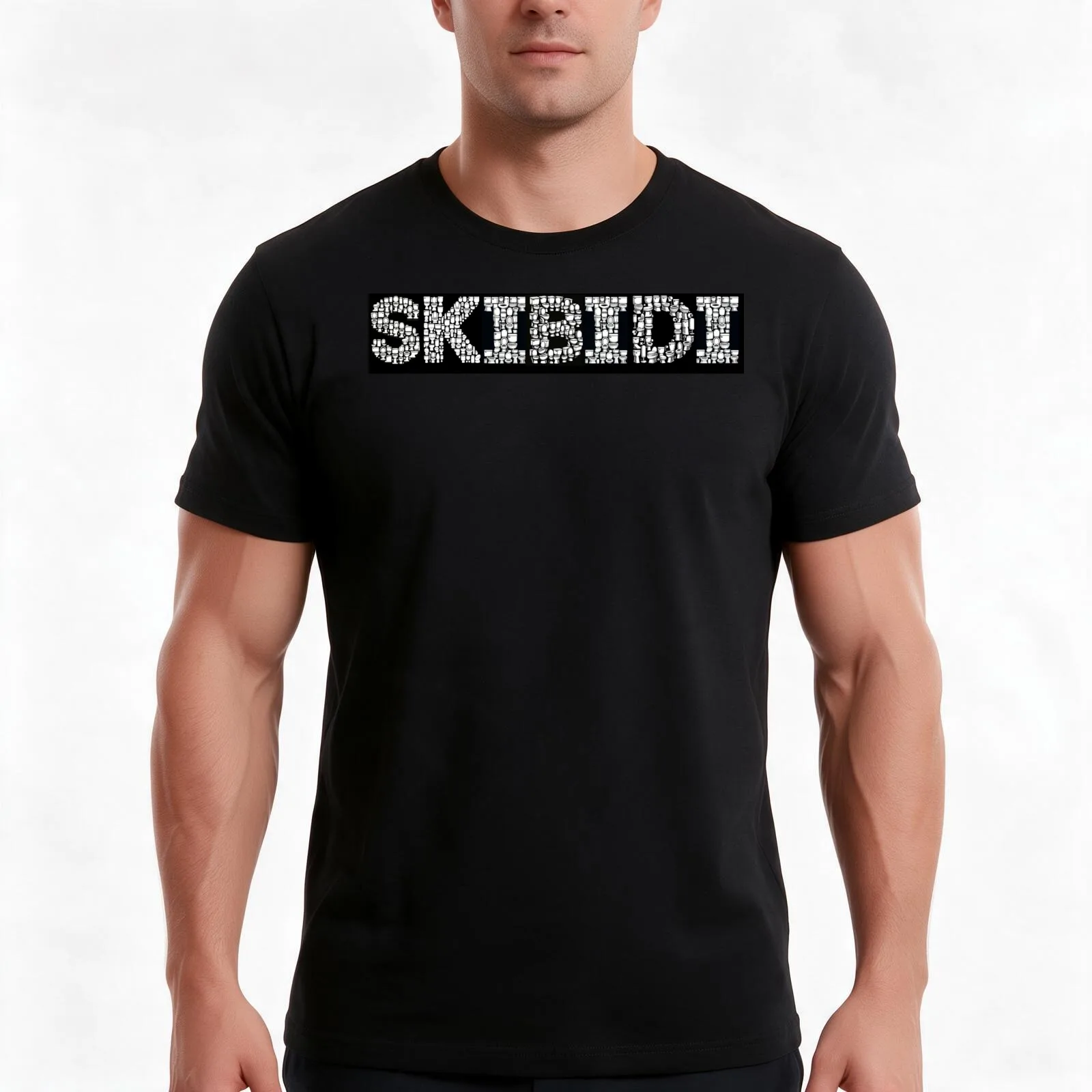 Skibidi toilet T-Shirt, Summer Casual Cotton Tee, Oversized Streetwear Tops, Vintage Graphic Print, Loose Fit Short Sleeve