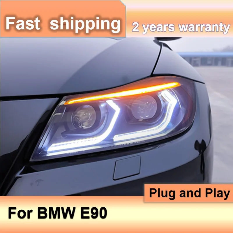 

Car Accessories for BMW E90 Head Lights 2005-2012 E90 Headlamp BMW 3 Series LED DRL Dynamic Turn Signal High Low Beam Park