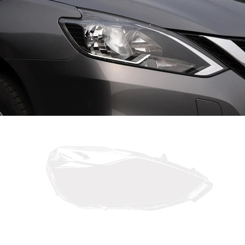 

For Nissan Sylphy 2019-2020 Headlight Shell Lamp Shade Transparent Lens Cover Headlight Cover