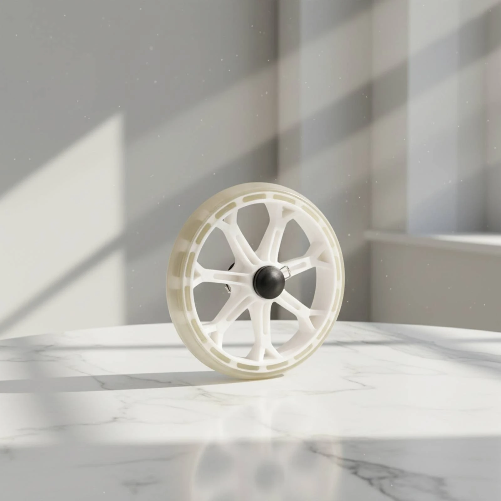 Shopping Cart Wheel 170mm Utility Trolley Wheel Polyurethane Easy to Install