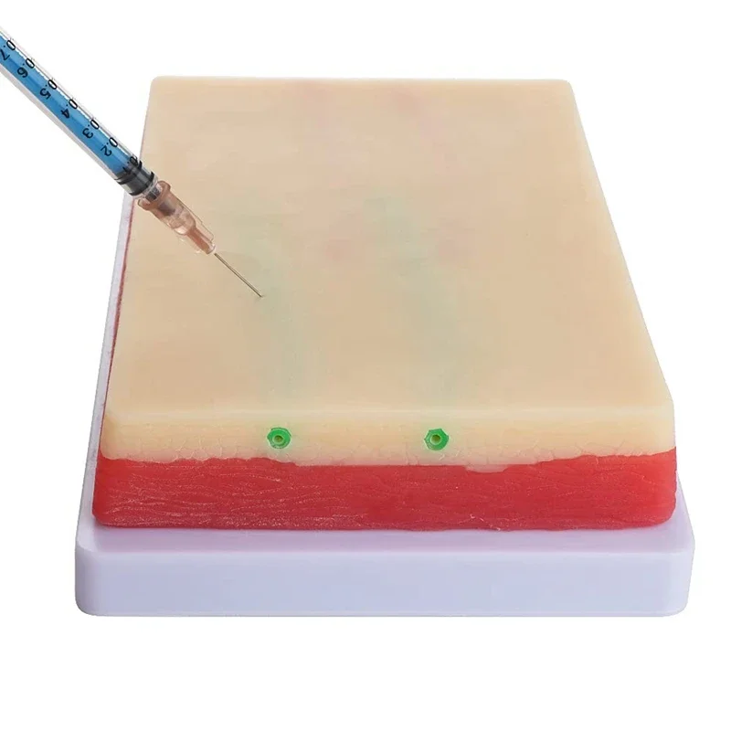 

Injection Training Pad Model Silicone Human Skin Suture Training Model Injection Practice Pad