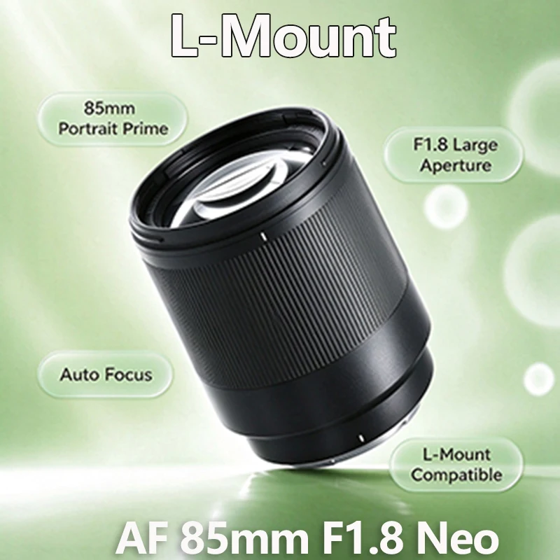 TTArtisan AF 85mm F1.8 Neo L Mount Full Frame Auto Focus Prime Lens Large Aperture Lens for Leica CL SL2 Sigma BF Panasonic S9