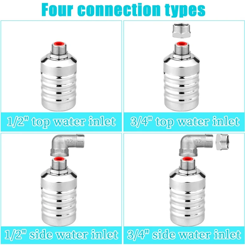 A74E-Float Valve For Water Tank Water Trough Float Valve For Fish Tank Swimming Pool Livestock Trough