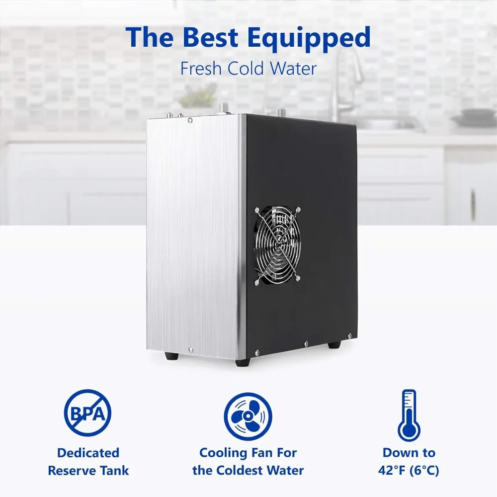 

Universal Chiller Cooling System for Water Filters Compatible with Reverse Osmosis Filtration with Quick Connect Set