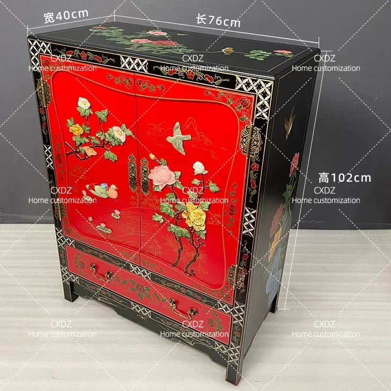 New Chinese Style Entryway Cabinet Dining Sideboard Living Room Partition Modern Minimalist Light Luxury High End Shoe