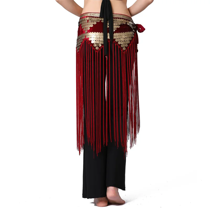 lencos-de-quadril-para-danca-do-ventre-com-lantejoulas-brilhantes-estilo-tribal-nacional-saia-de-borlas-longas-cinto-de-veludo-com-conchas-triangulares-e-moedas