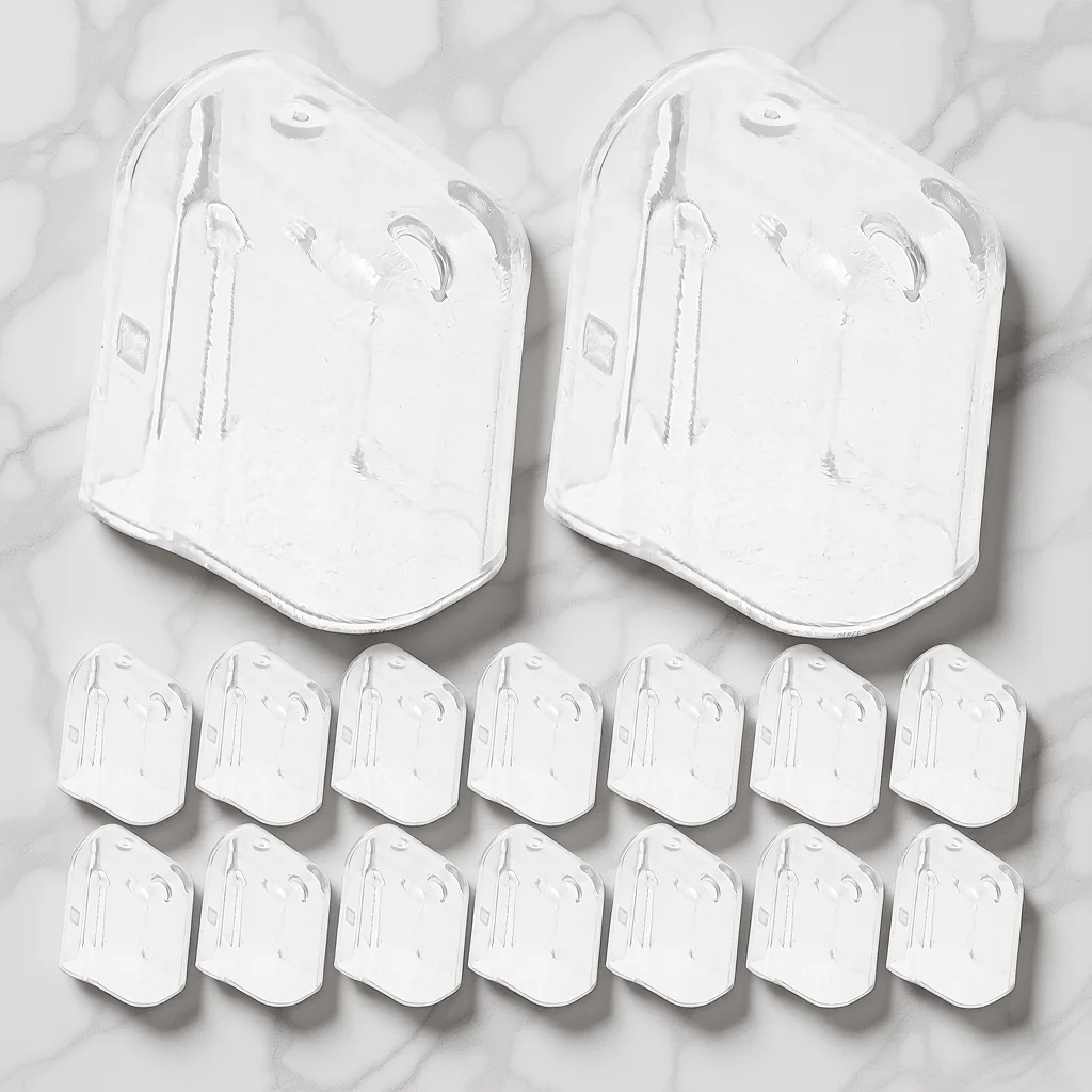 

20Pcs Transparent Toothbrush Head Covers Portable Protective Caps for Travel Home Electric Manual Toothbrush Head Protector Case