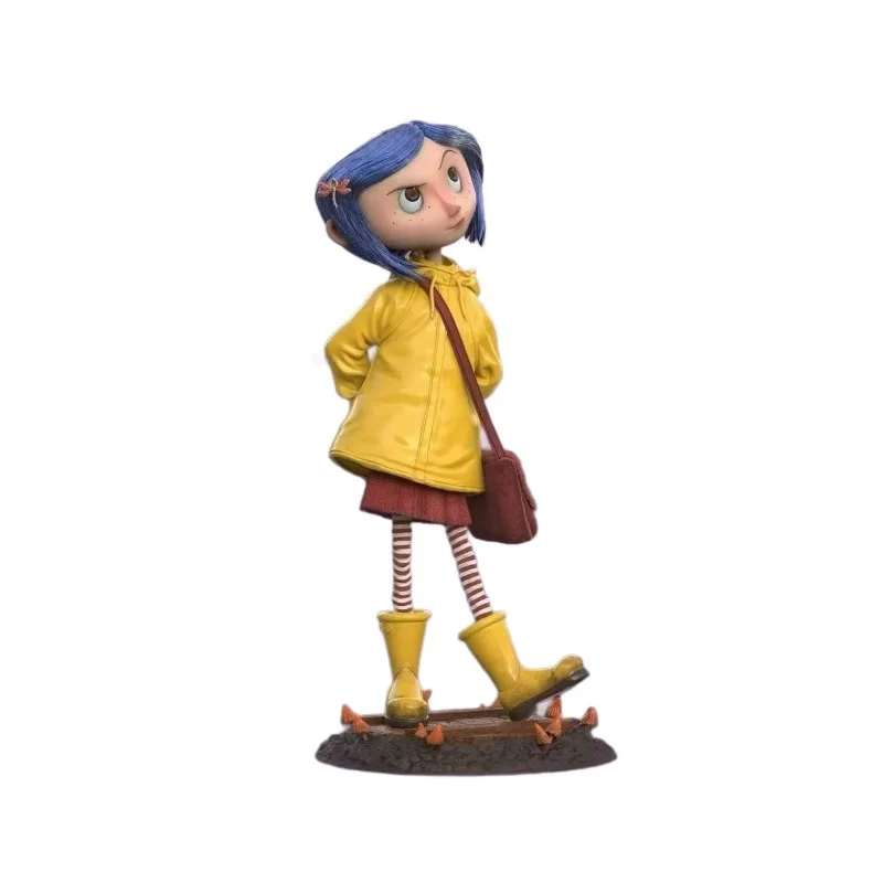 Coraline Q Version Gk Toy Figure Black Cat Desktop Ornament Animation Peripherals Collectible Statue Gift For Adult Collectors view 6