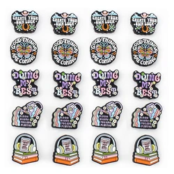 5/10pcs Focal Silicone Beads Beautiful Proverbs Good Luck Theme Beads for Pen Making Jewelry Necklace KeyChain Accessory