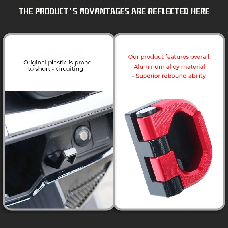 Front Hook Accessory for Niu NQiX 500/300/150/1000,FQiX 150/300/500 ,NQiGTST - Modified Electric Vehicle Part