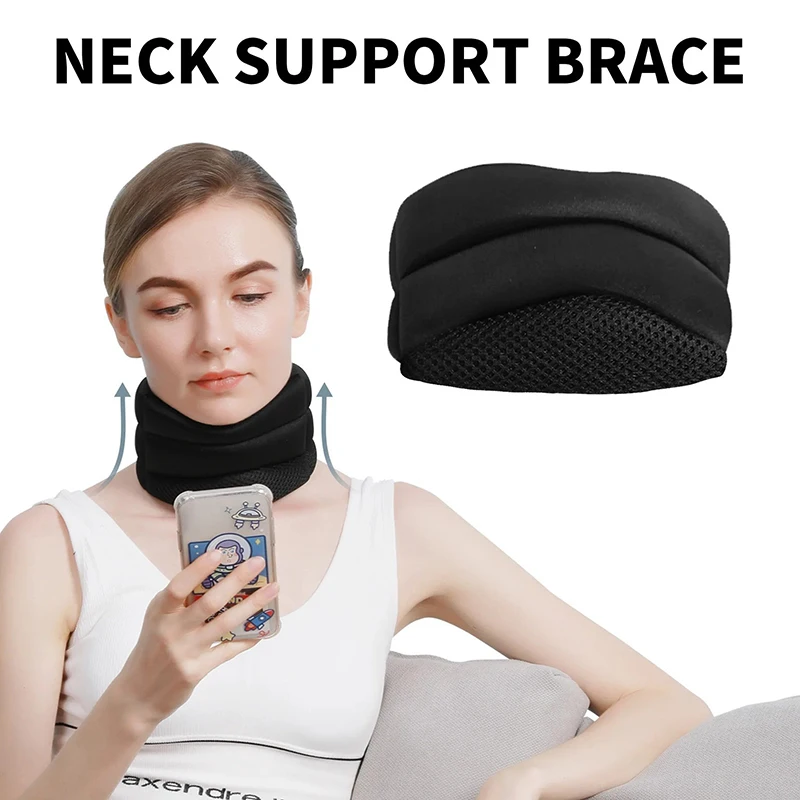 Nouveau Collier Cervical en Mousse Souple Cervicorrect – Correcteur de Traction Cervicale pour Soulager les Douleurs Cervicales et Après Blessure