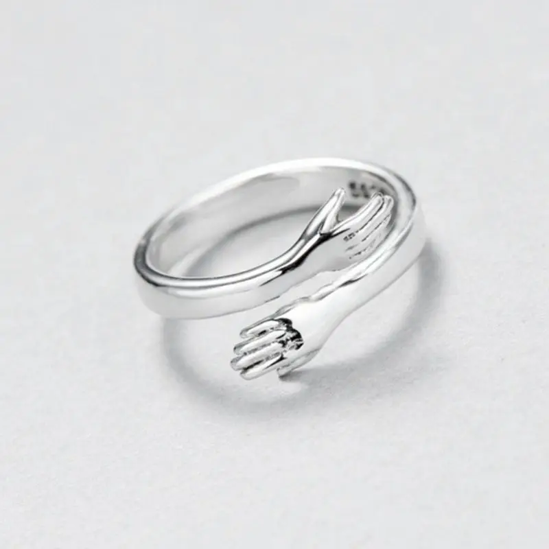 1pcs Antique Silver-plated Ring Ms Simple Mori Style Openings Can Be Adjusted To Embrace Hipster Jewelry