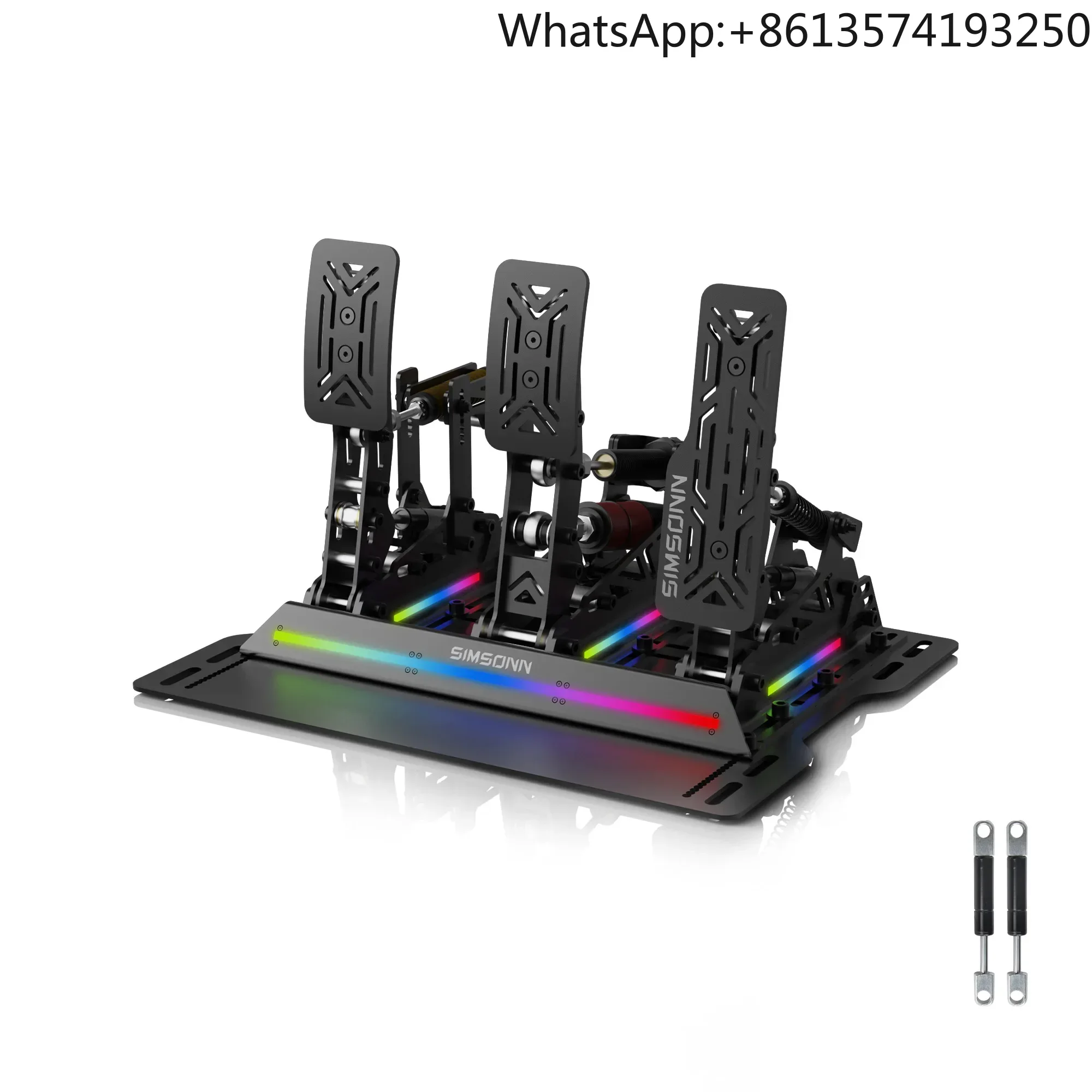 

SIMSONN Brand New Simulator Gaming Pedal Eight Adjustable Resistance Levels F1 Simulator Pedal PC Game Simulator Clutch Pedal