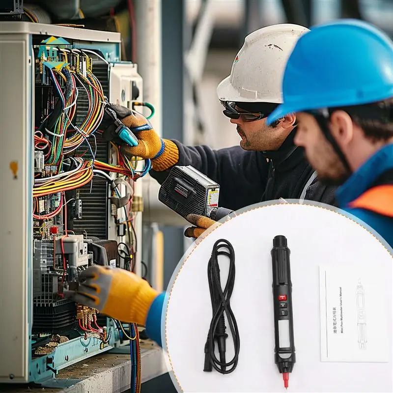 

A60F-Winapex ET8906 Digital Multimeter Voltage Test Pen Capacitance Testor Phase Sequences Meter Screen Ohm Diode NVC Testor