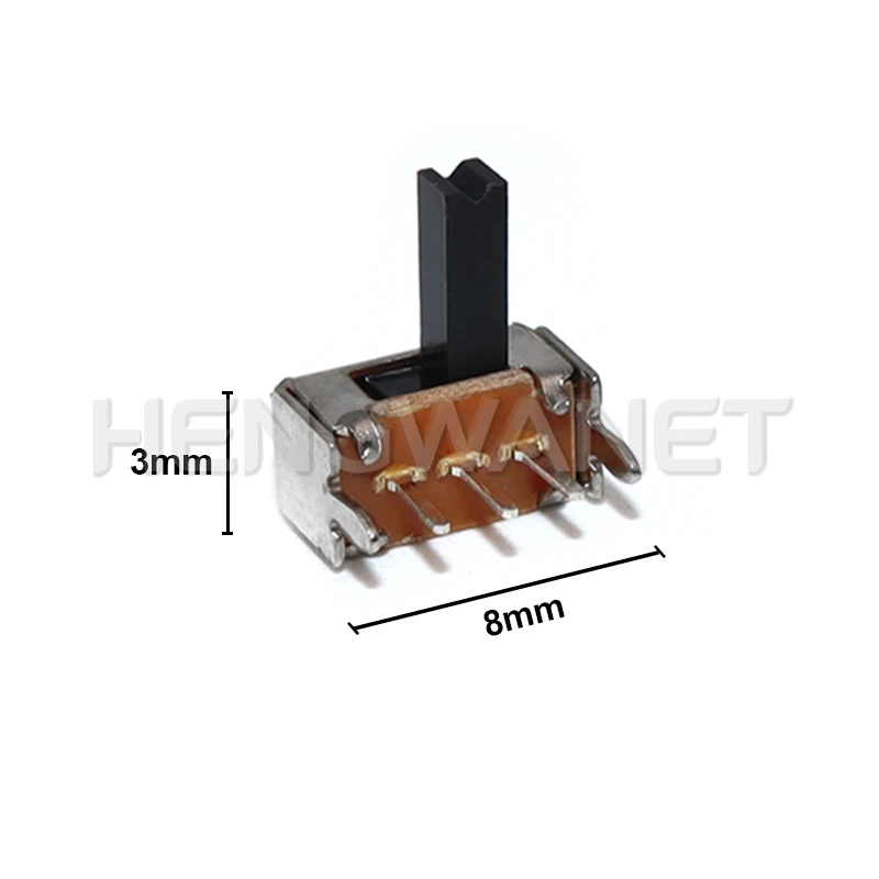 20pcs/lot 6 Sizes SK12D07 Toggle Switchs 3Pin PCB 2 Position 1P2T SPDT Miniature Slide Side Knob SK12D07VG4