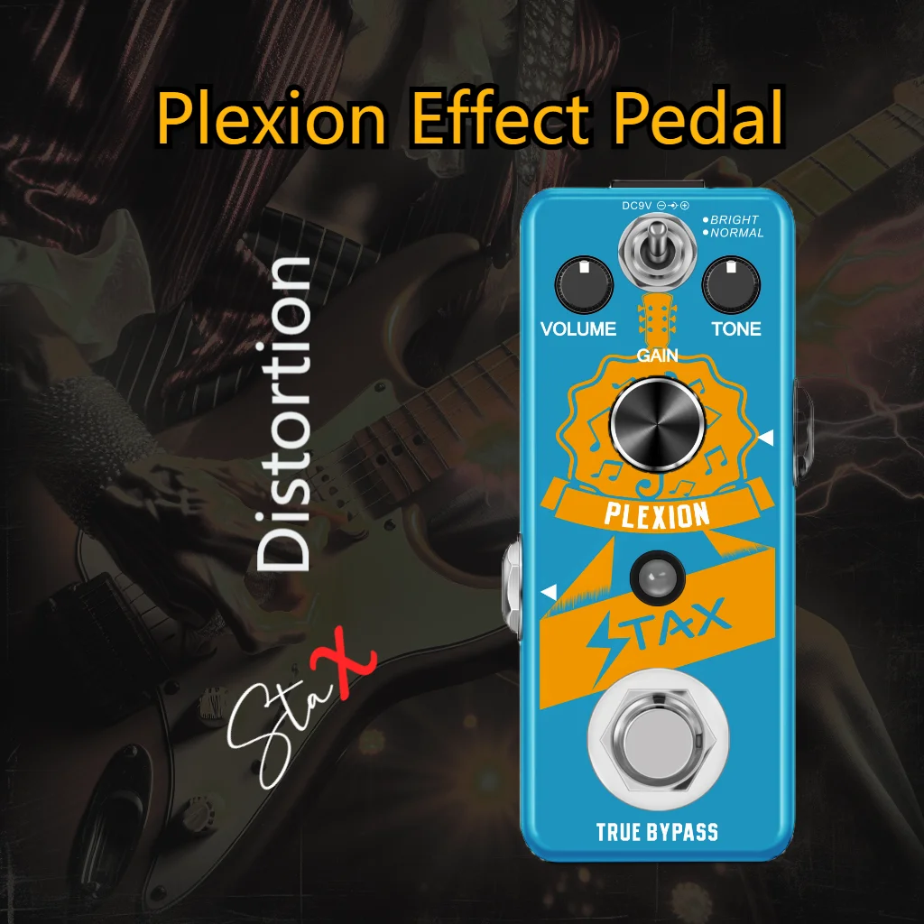 

Stax Plexion-Guitar Effect Pedal, Brit-stack Simulator, Attractive Aluminum Alloy Case, True Bypass, Electric Guitar Accessory