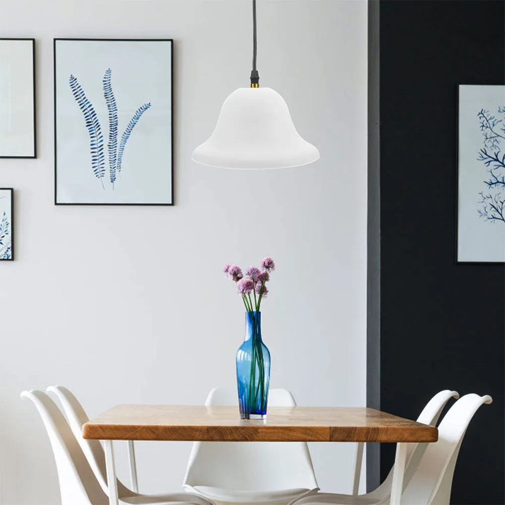 

4Pcs Mushroom Lamp Shades Nordic Stylish Plastic Lampshade for Bedroom Living Room Office 42mm Hole