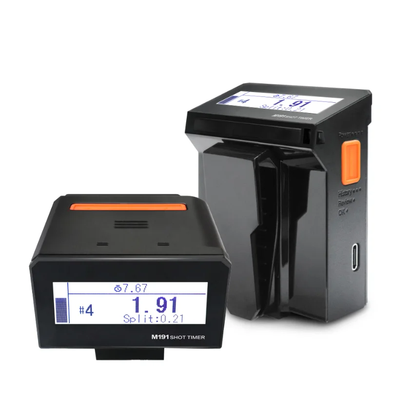 Shot Timers IPSC Competition Shooting Pro Timer Steel Challenge Match Timer with LCD Display for Live Fire Training & Practice