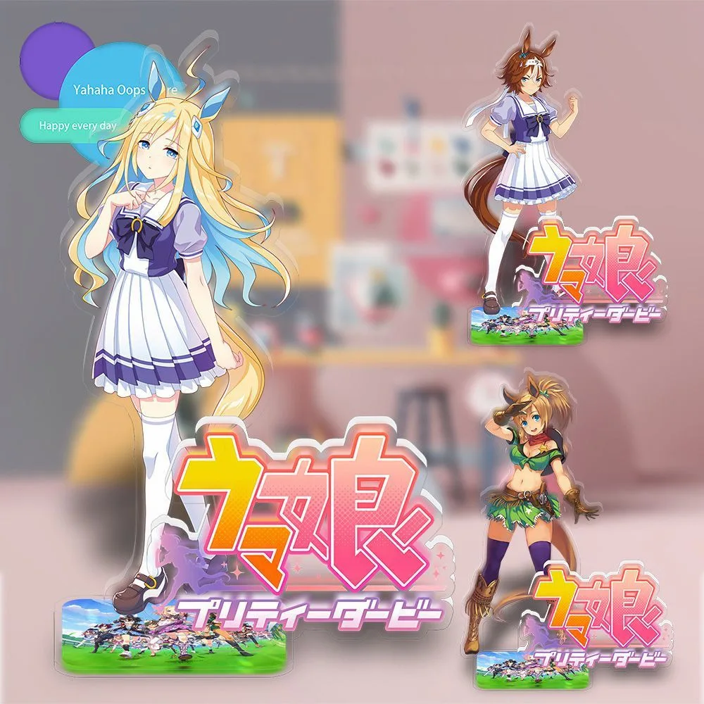 Narita Brian Aishi Akebono Acrylic Stand Ornaments Cosplay Pretty Derby Anime Figure Cartoon Model Christmas Gifts Girls