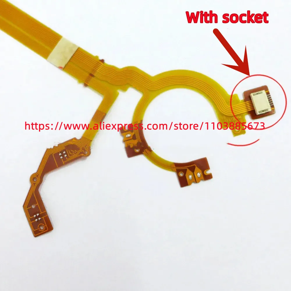 

NEW Lens Shutter Aperture Flex Cable For Fuji Fujifilm XF-1 XF1 Digital Camera Repair Part With socket