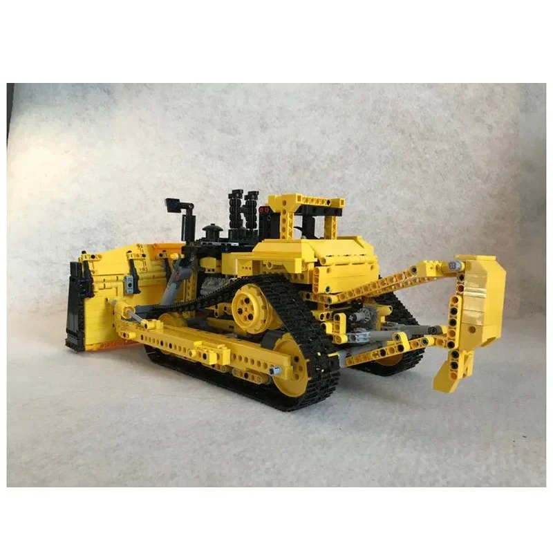 MOC-83447 สีเหลือง Bulldozer D11R Full RC Assembly เย็บ Building Block รุ่น 1822 ชิ้นส่วนเด็ก Building Block ของเล่นของขวัญ
