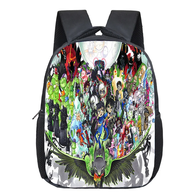 Homestuck لعبة نمط حقيبة الظهر صبي فتاة عادية الكرتون المدرسية يمكن DIY بها بنفسك موضة حقائب الظهر للطلاب حقيبة المدرسة رياض الأطفال #4