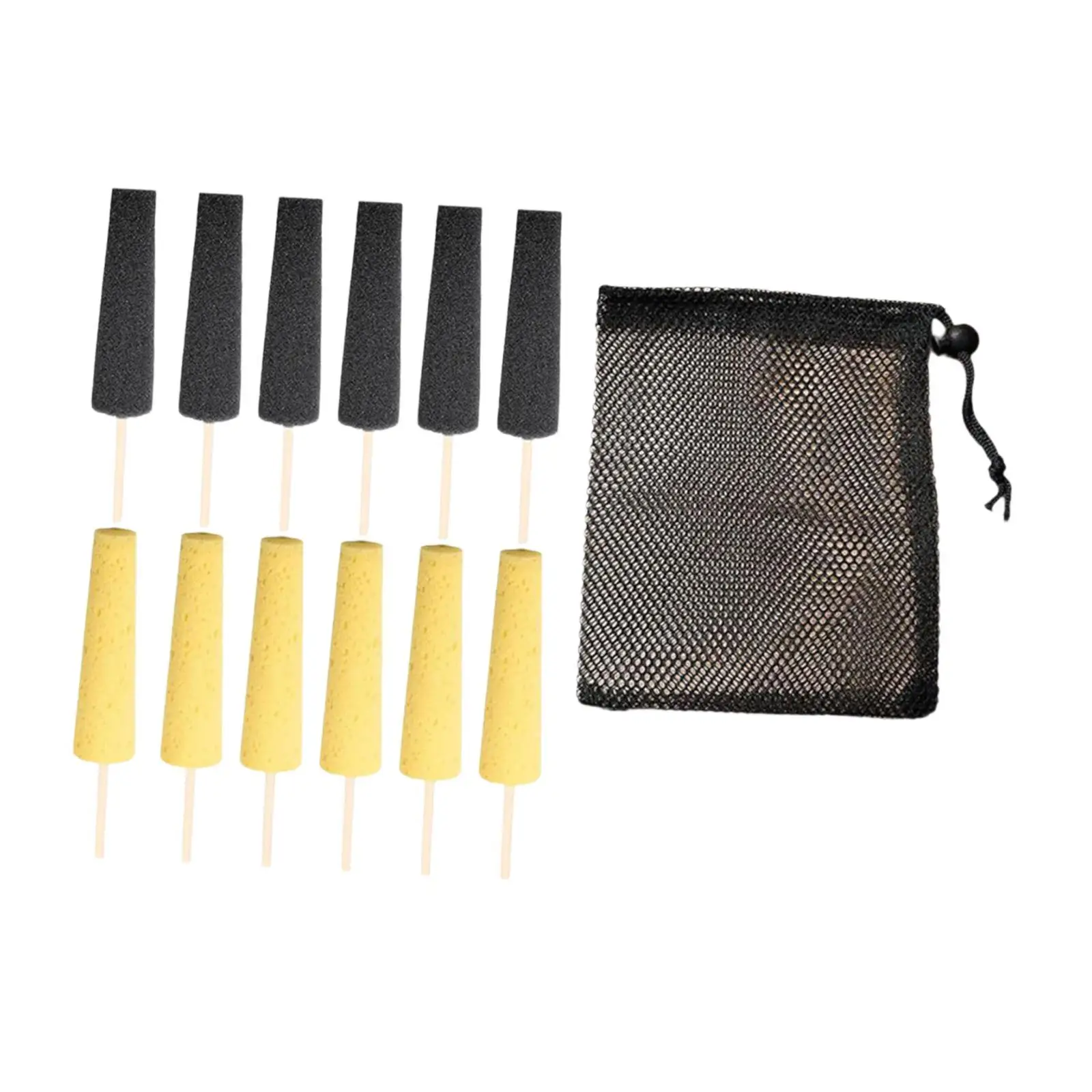 

12x Pottery Sponges Pottery Trimming Tools Convenient Wear Resistant Ceramic Clean Accessories for Craft Projects Shaping