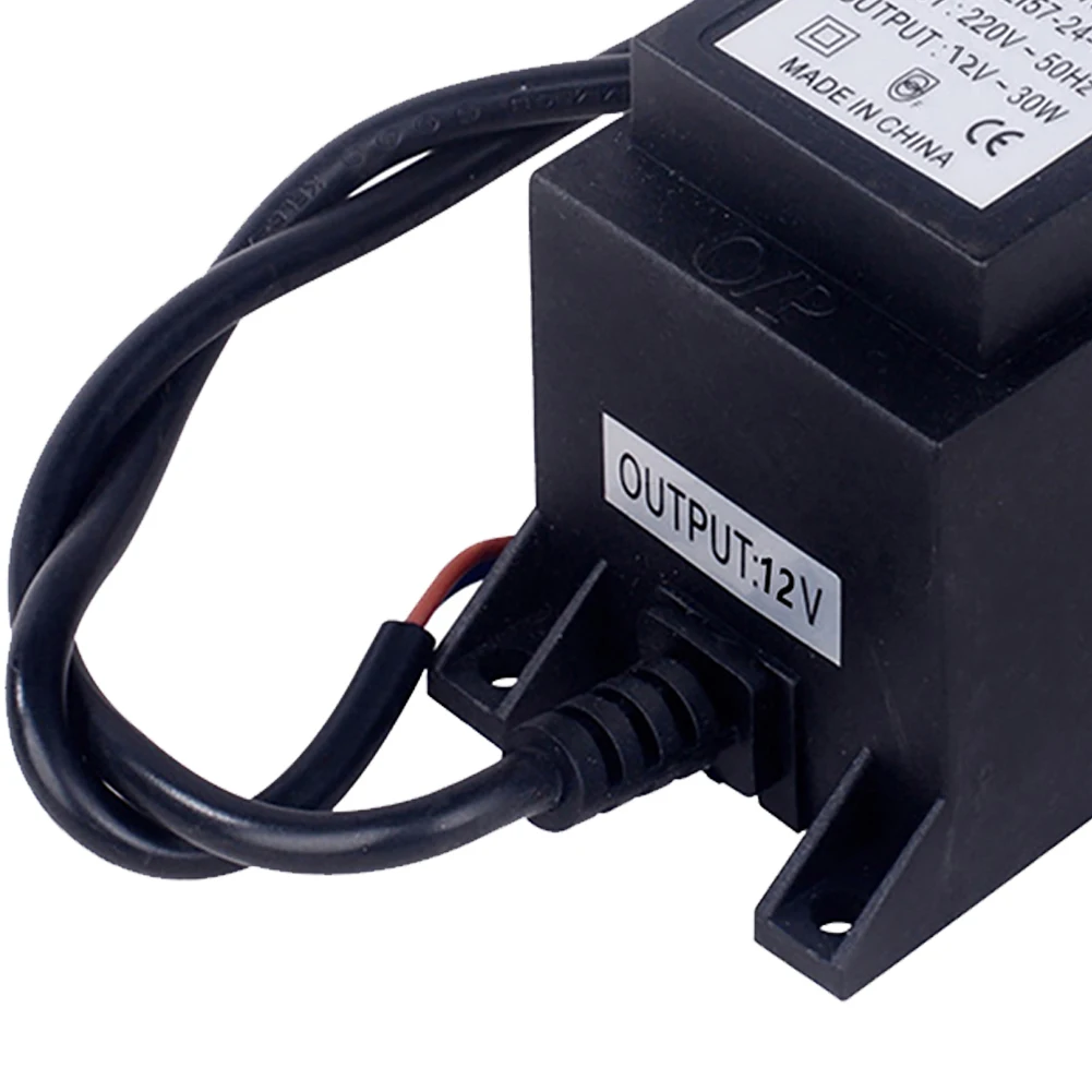 1 Pc LED Transformer 12 V Power Supply AC/AC, Outdoor Power Transformer Outdoor Power IP67 Thermal Conductive Resin Epoxy