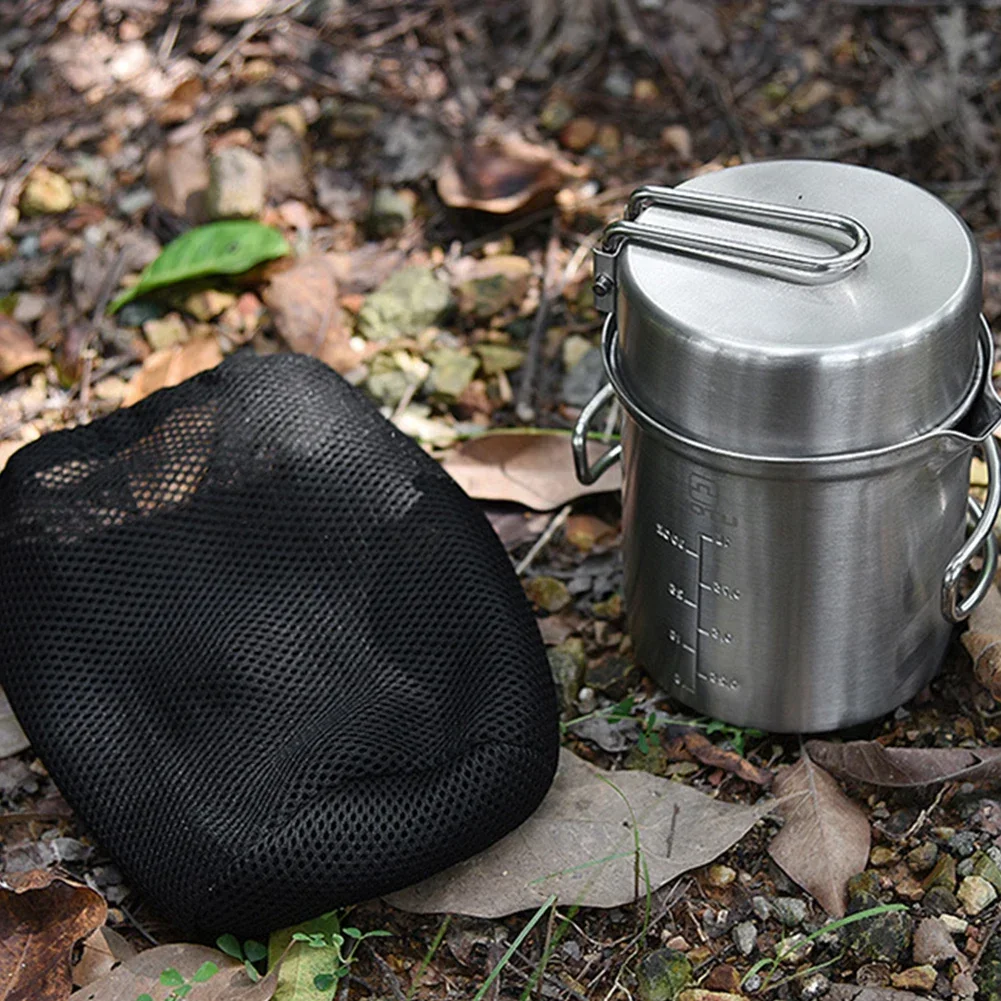 

Посуда для кемпинга, портативная дровяная печь, стабильная опора, износостойкий материал, приготовление пищи на природе для кемпинга, для использования на открытом воздухе