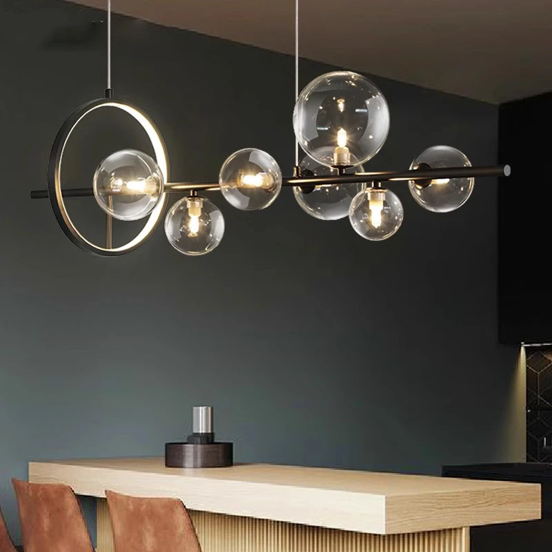 Modern LED Chandeliers para Home Decor, Luzes penduradas, Sala de estar, Sala de jantar, Iluminação interior