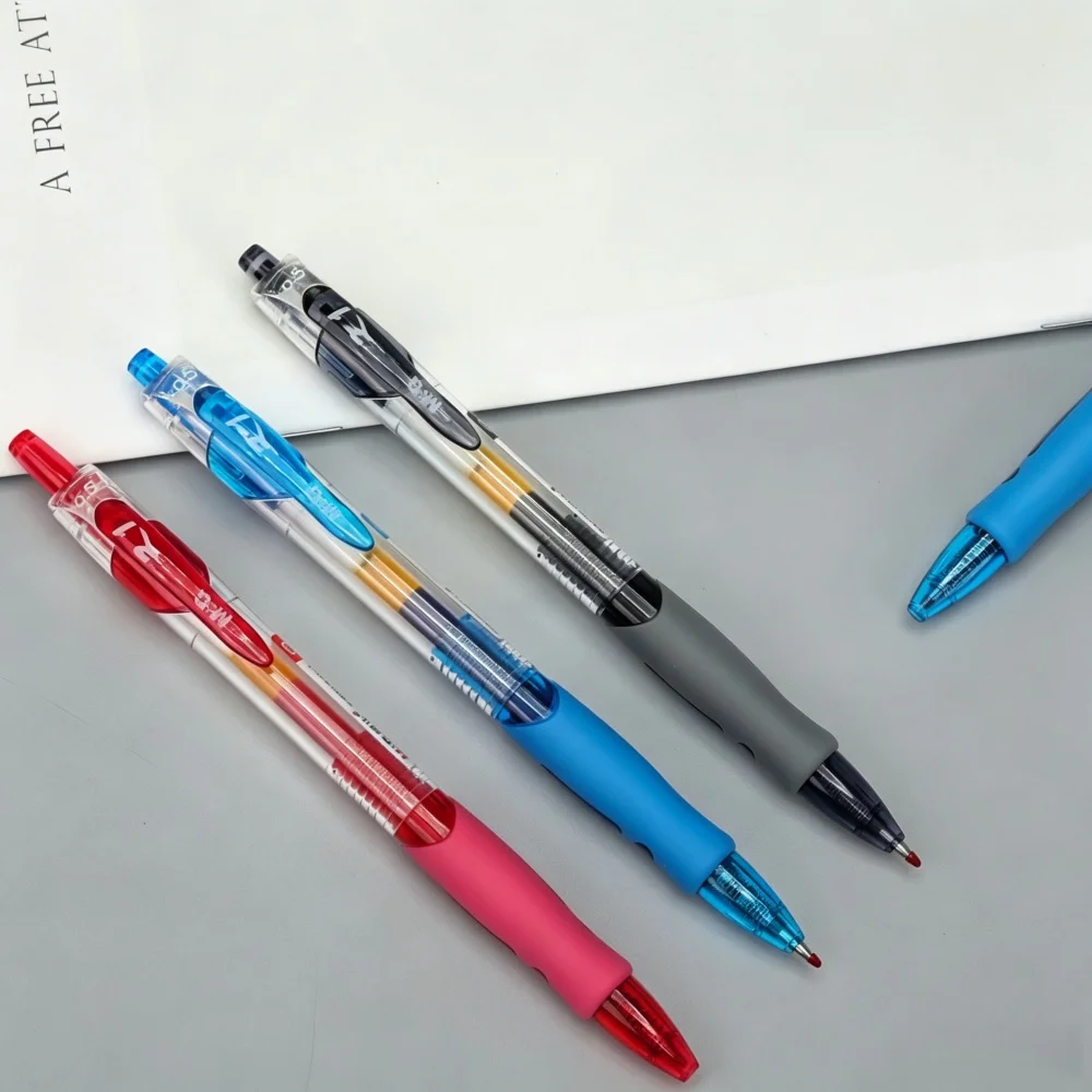 

M&G 0.5mm Retractable Gel Pen Set Black/red/blue Ink Ballpoint for Writing Office Accessories School Supplies Durable Stationery