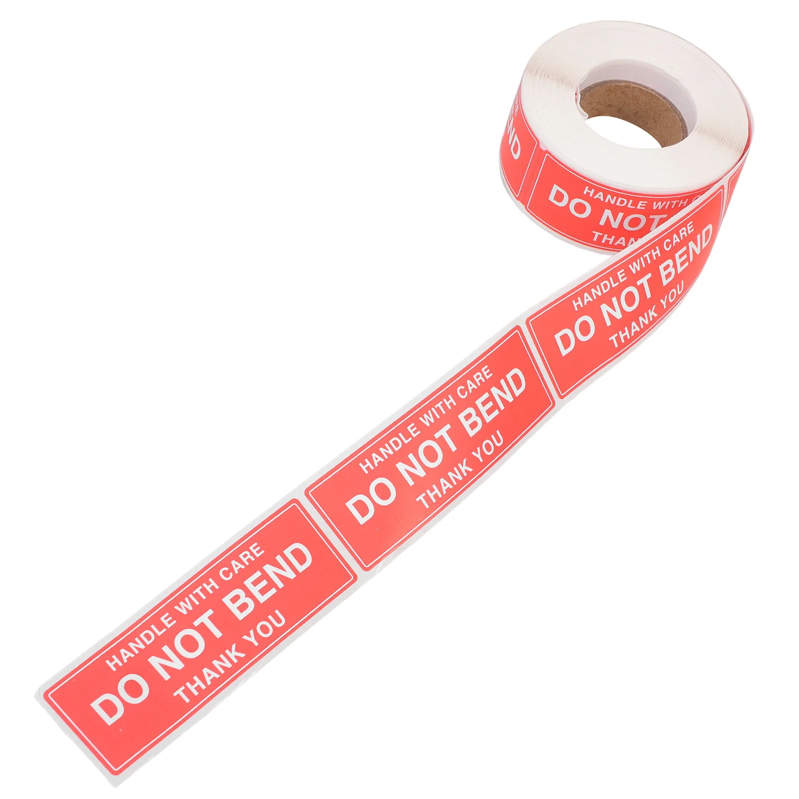 Shipping Warning Stickers 1 Roll Handle with Care Label Self Adhesive Do Not Bend Decals for Envelopes Packages Storage
