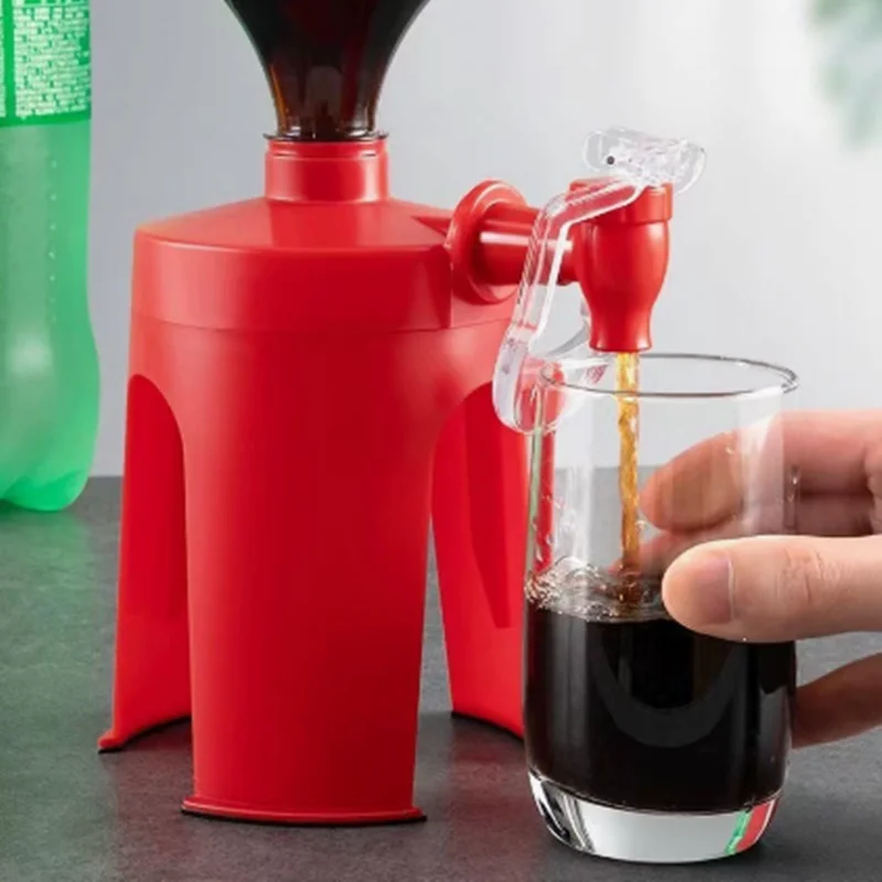 創造的な手動式コーラボトル反転ウォーターディスペンサー飲料イ - Outdoor Camping Water Tank のレビューと価格