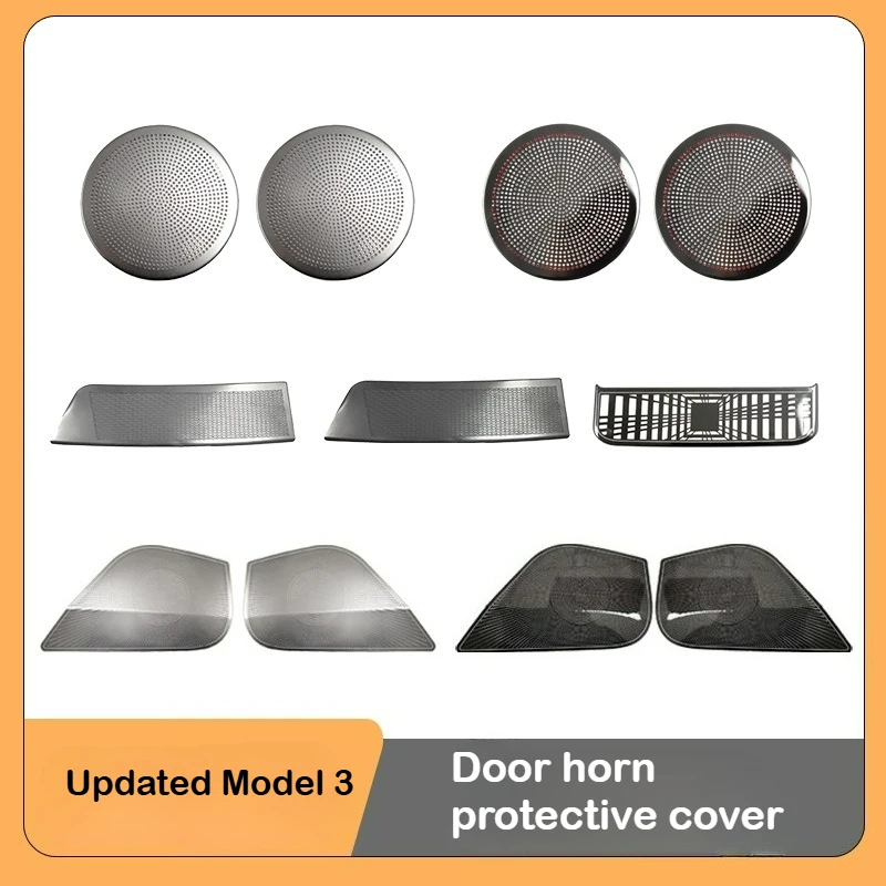 

Suitable for Tesla New Model Y/3 Highland Door Speaker Covers Front and Rear Door Tweeter Covers etc